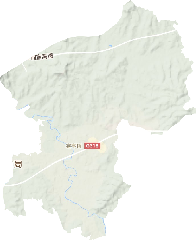 寒亭鎮地形圖