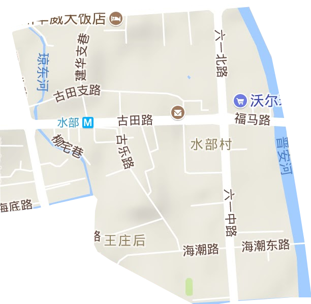 水部街道地形圖