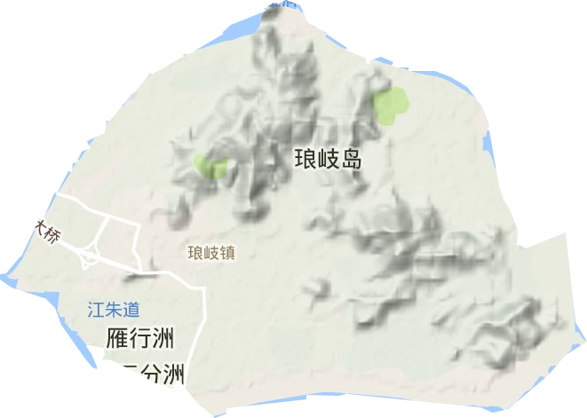 瑯岐鎮地形圖