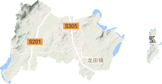 龍?zhí)镦?zhèn)地形圖