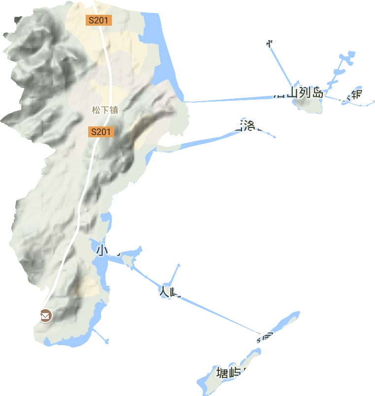 松下鎮地形圖