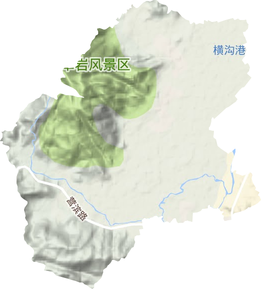 古槐鎮地形圖