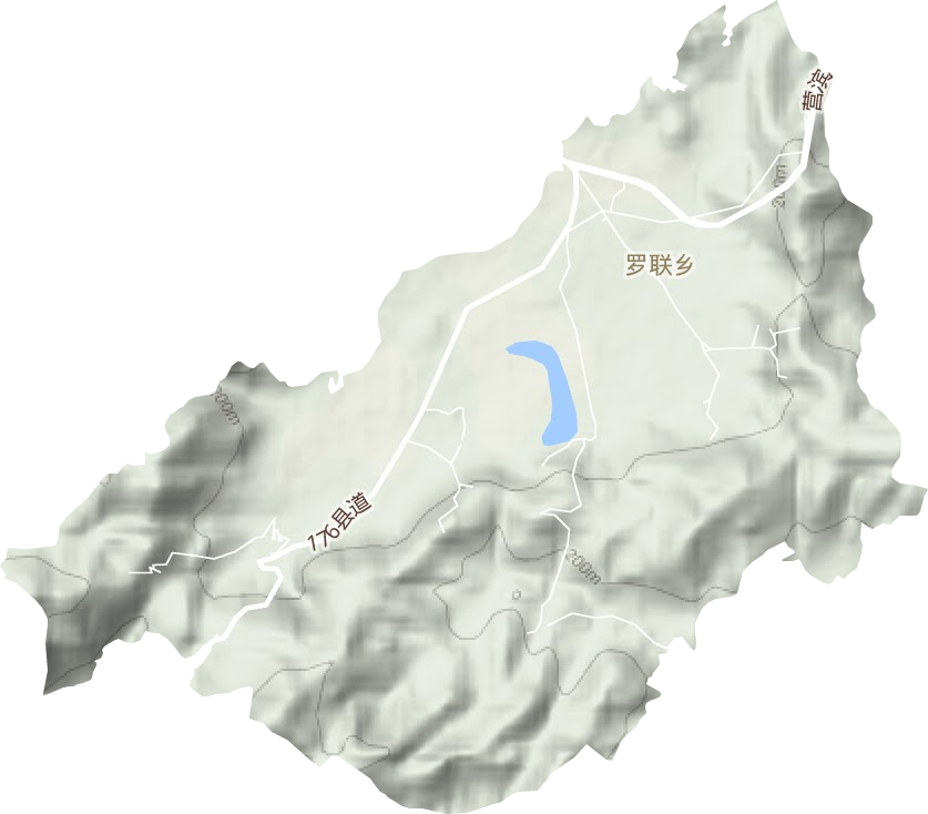羅聯鄉地形圖