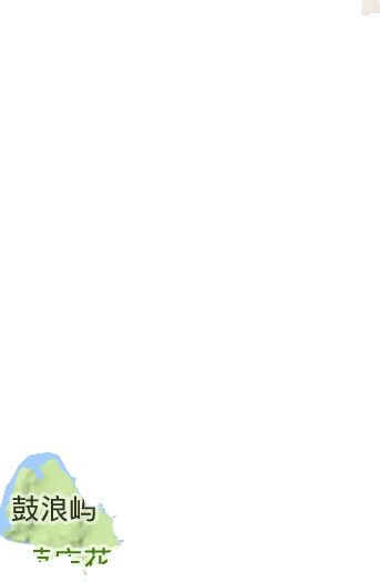 鼓浪嶼街道地形圖