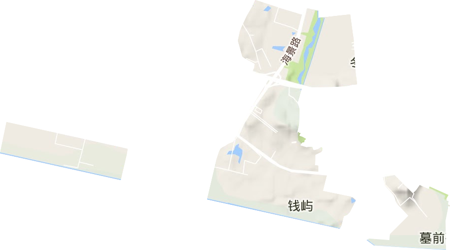 廈門海滄保稅港區地形圖
