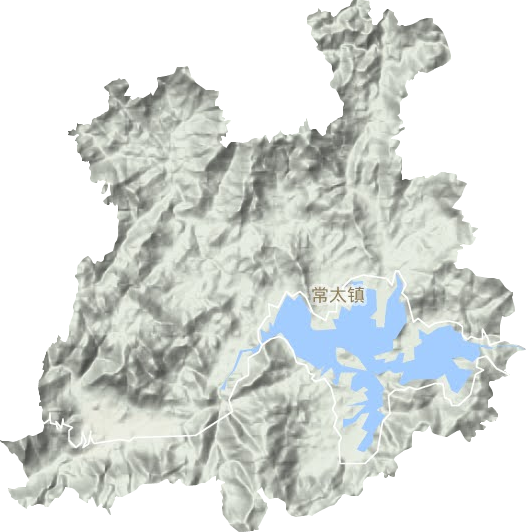 常太鎮地形圖