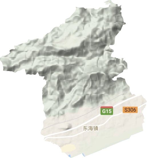 東海鎮地形圖