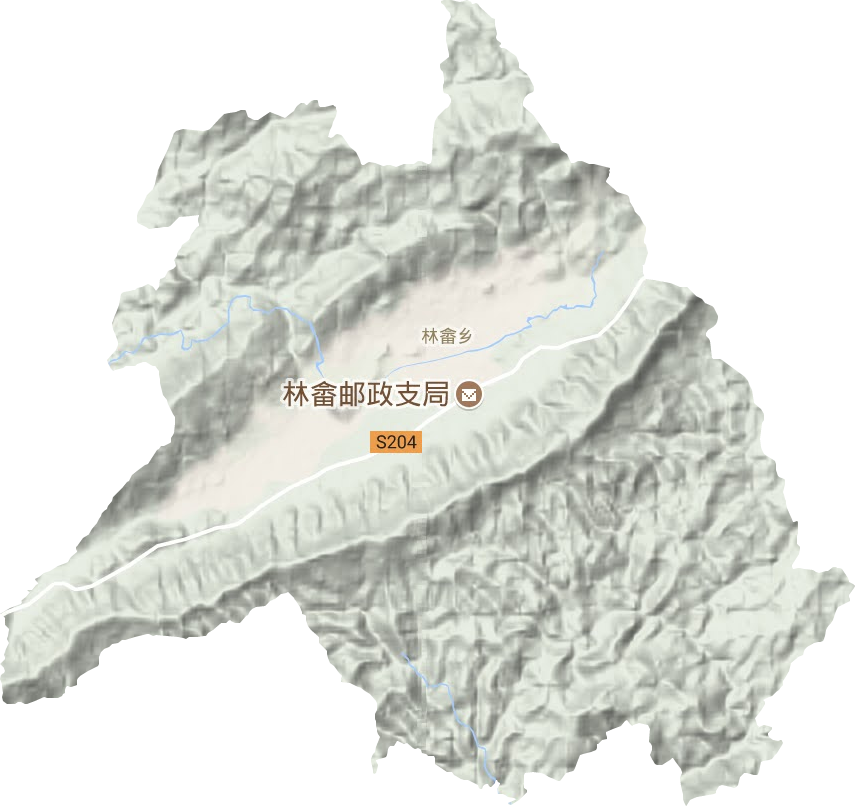 林畬鄉地形圖