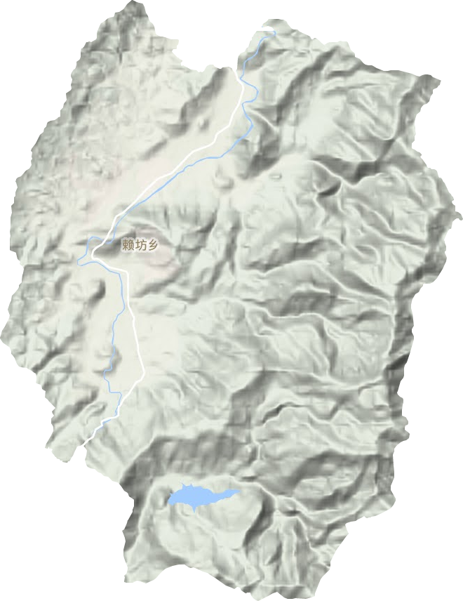 賴坊鄉地形圖