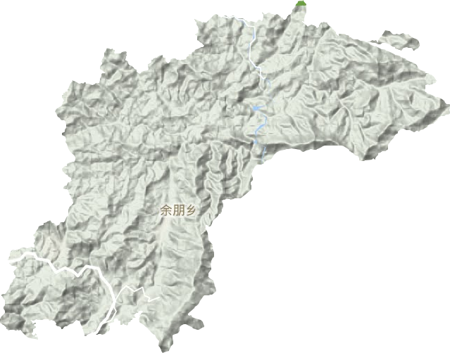 余朋鄉地形圖