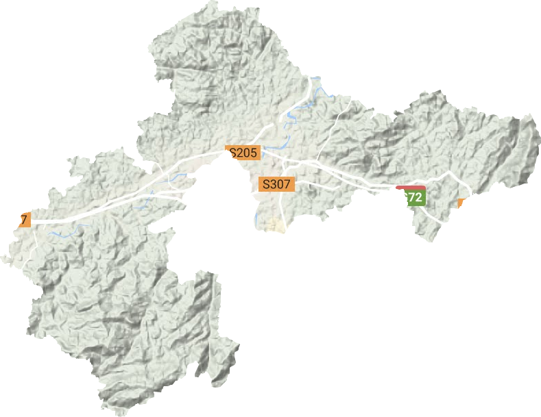 城郊鄉地形圖