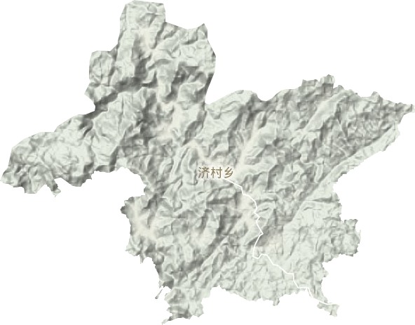 濟(jì)村鄉(xiāng)地形圖