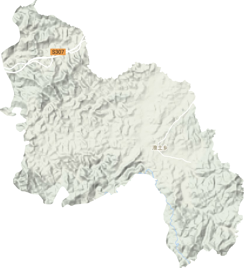 淮土鄉地形圖