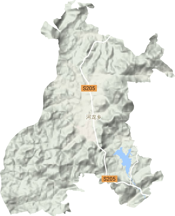 河龍鄉地形圖