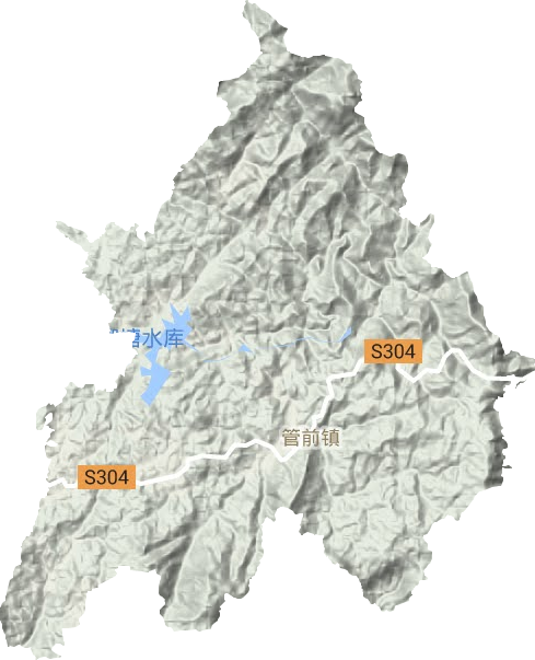 管前鎮地形圖