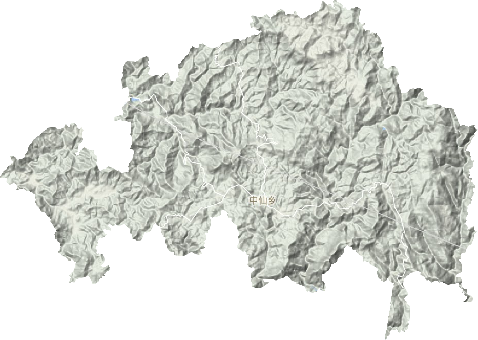 中仙鄉(xiāng)地形圖