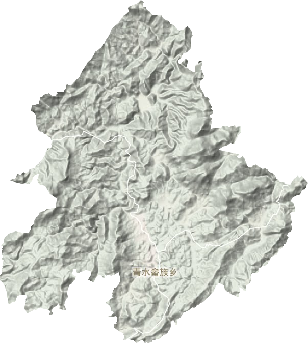 青水鄉地形圖