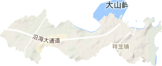 祥芝鎮地形圖