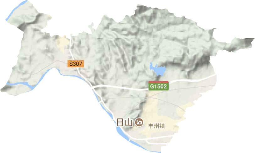 豐州鎮地形圖