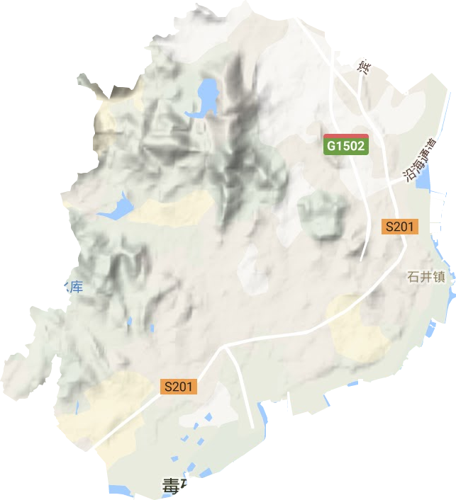 石井鎮地形圖