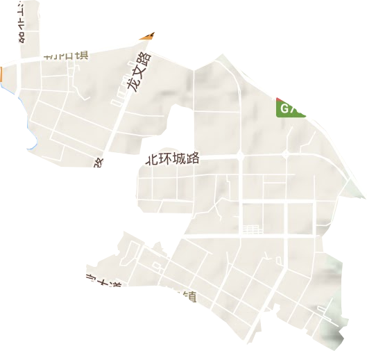 藍田開發區管委會地形圖