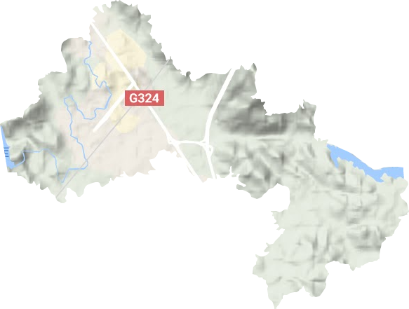 云陵工業開發區地形圖