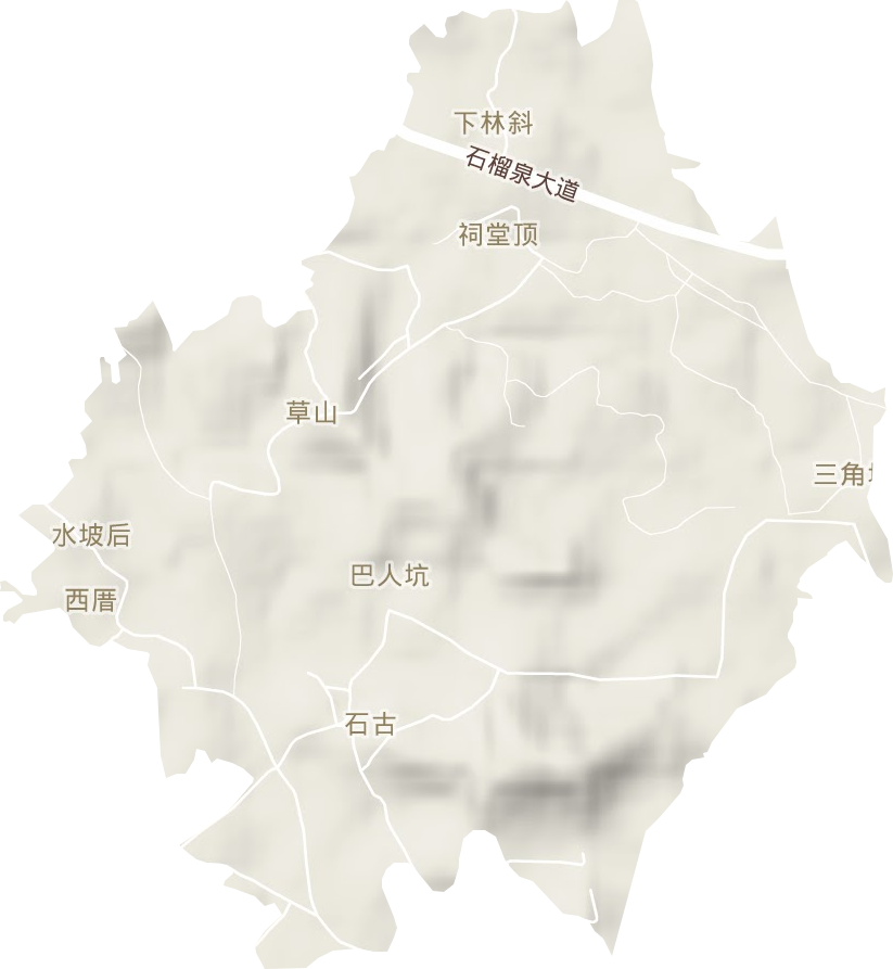 石古農(nóng)場地形圖