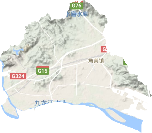 角美鎮地形圖