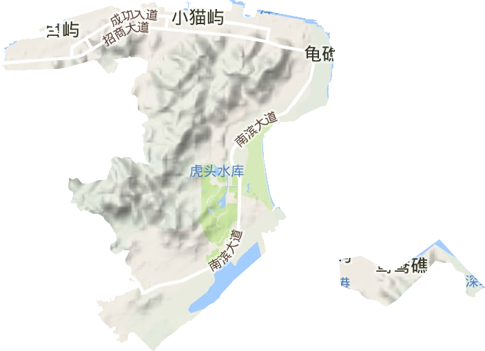 招商局漳州開發(fā)區(qū)地形圖