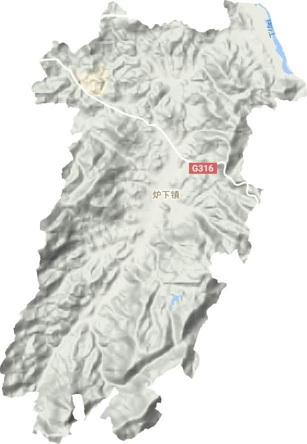 爐下鎮地形圖