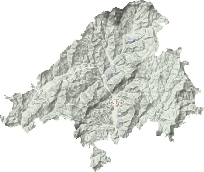 嵐下鄉(xiāng)地形圖