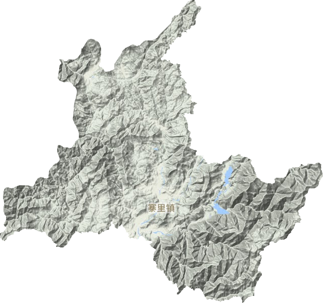 寨里鎮(zhèn)地形圖