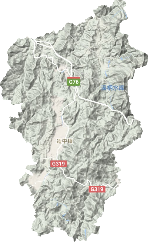 適中鎮地形圖
