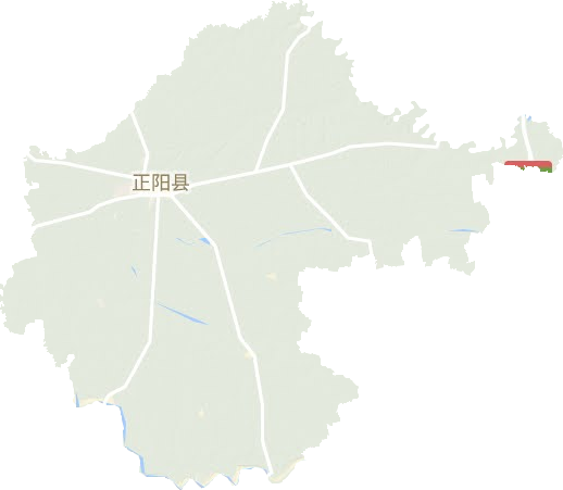 正陽縣地形圖