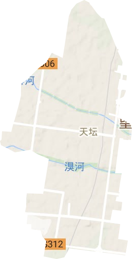 濟源市天壇街道地形圖