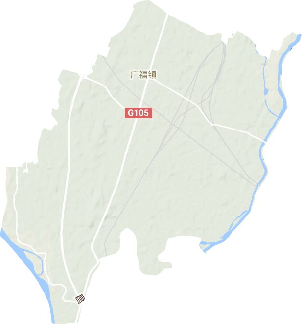 廣福鎮地形圖