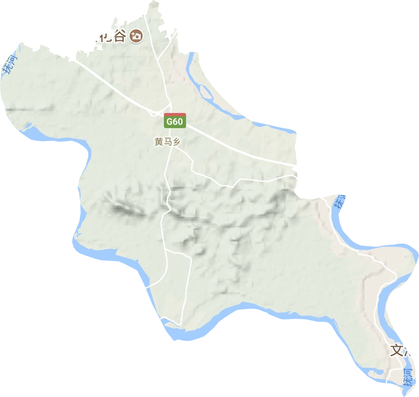 黃馬鄉(xiāng)地形圖