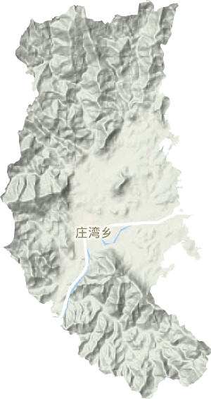 莊灣鄉地形圖