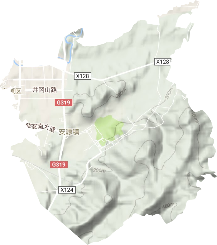 安源鎮地形圖
