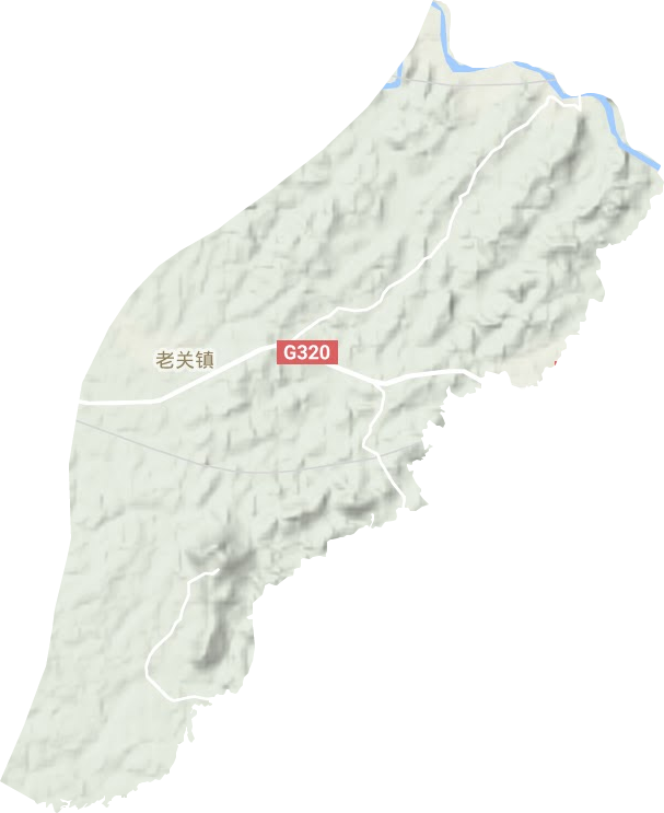 老關鎮地形圖