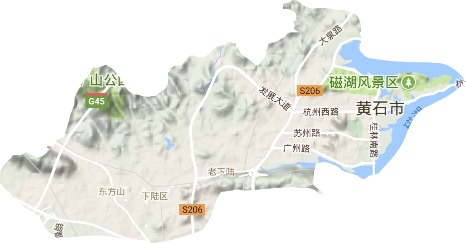 下陸區地形圖