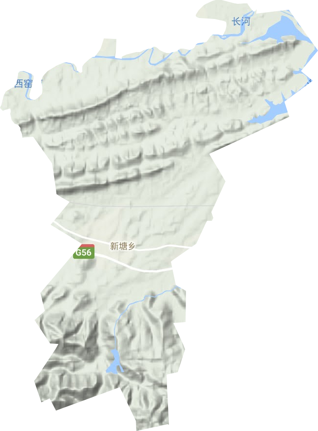 新塘鄉地形圖