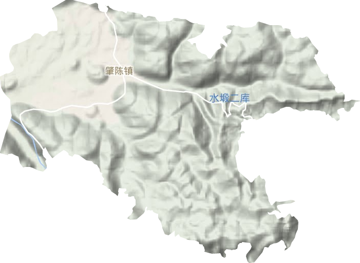 肇陳鎮地形圖