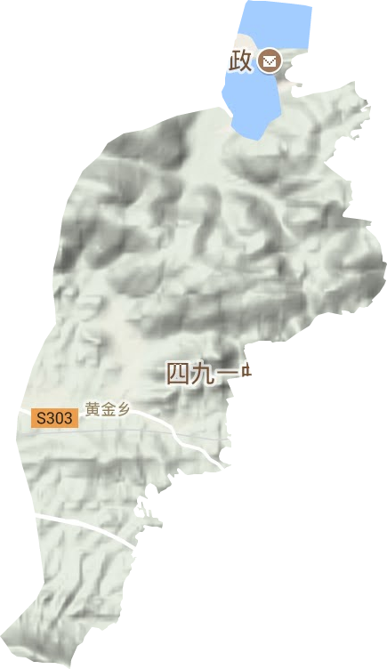黃金鄉地形圖