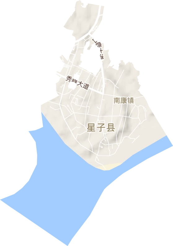 南康鎮地形圖