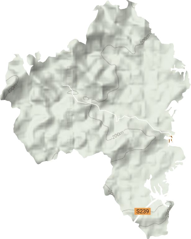 長埠林場地形圖