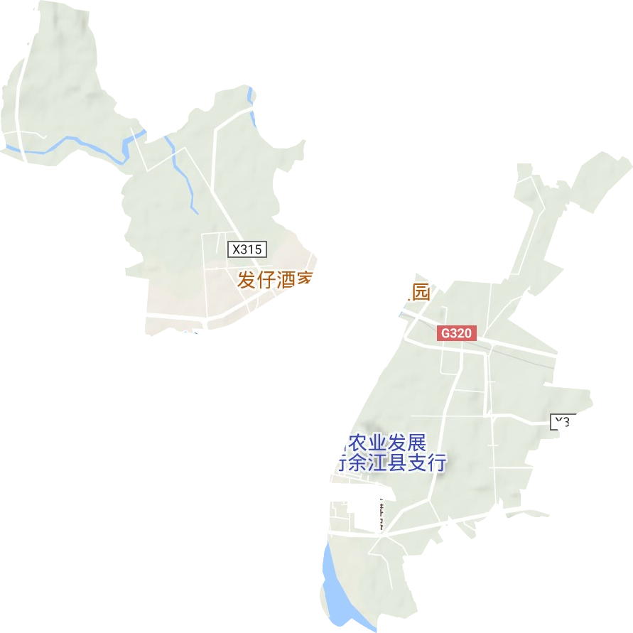 鄧家埠水稻原種場地形圖