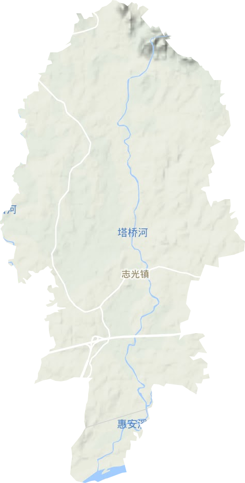 志光鎮地形圖