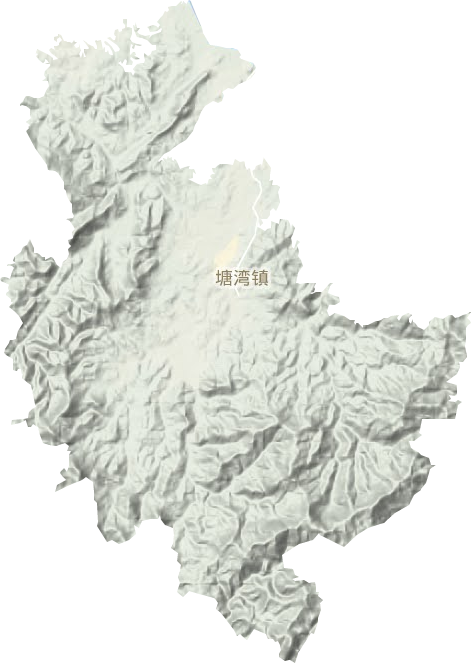 塘灣鎮(zhèn)地形圖