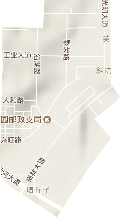 沙河工業(yè)園地形圖